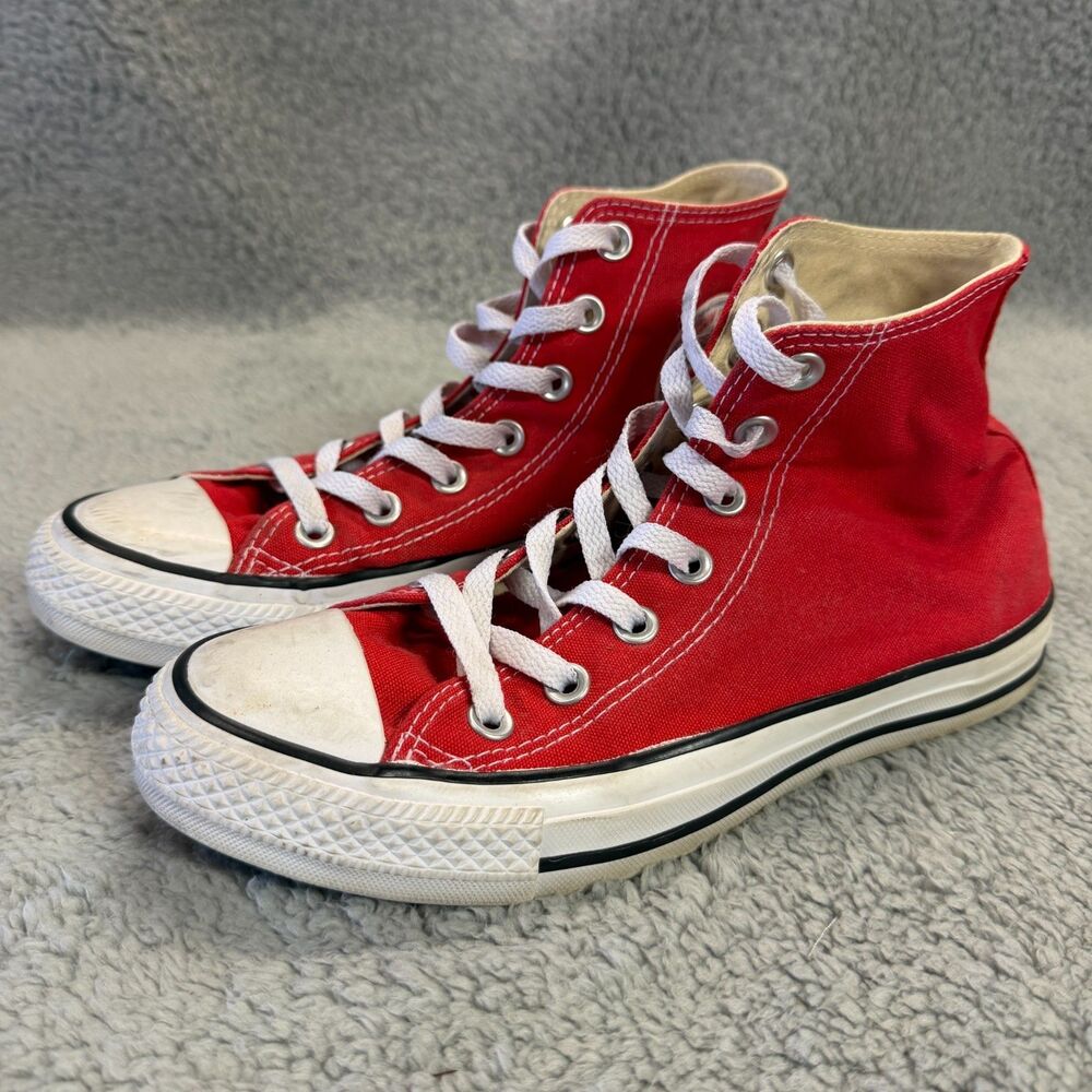 CONVERSE CHUCK TAYLOR High Top Mens 5 Womens 7 All Star Red Streetwear Skate
